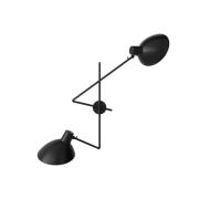 Astep - VV Cinquanta Twin Wandlamp Black/Black