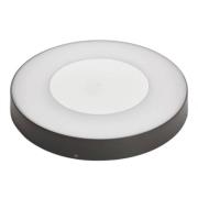 Lucande - Sora LED Round Buiten Plafondlamp w/Sensor Dark Grey