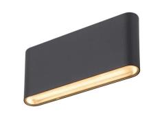 SLV - Oval 18 LED Buiten Wandlamp IP65 Black