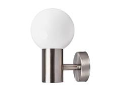 Lindby - Tomma Buiten Wandlamp Stainless Steel/Opal White