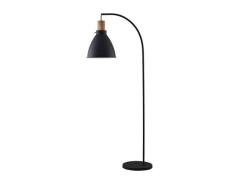 Lindby - Trebale Vloerlamp Black/Light Wood