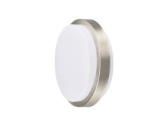 Lindby - Fero Round Buiten Wandlamp Stainless Steel