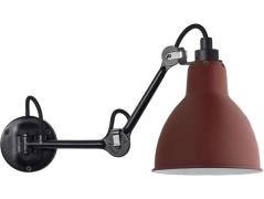 Lampe Gras - 204 Wandlamp Zwart/Rood Lampe Gras