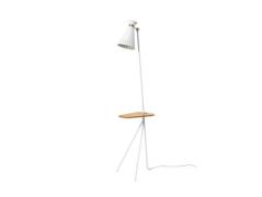 Warm Nordic - Cone Vloerlamp m/Tafel Clear White /Oak