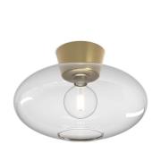 Belid - Bullo Plafondlamp XL Ø38 Brass/Clear