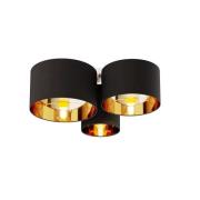 Lindby - Laurenz Plafondlamp Black/Gold