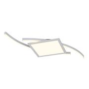 Lucande - Tiaro LED Square Plafondlamp 42,5 Silver