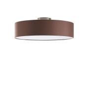 Lindby - Sebatin Plafondlamp Ø50 Brown/White/Nickel