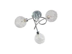 Lindby - Ticino 3 Plafondlamp Round Silver/Chrome