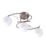 Lindby - Svean 3 Plafondlamp White/Nickel