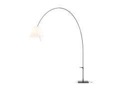 Luceplan - Lady Costanza VloerLamp met Dimmer Wit/Zwart