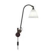 GUBI - Bestlite BL6 Wandlamp Ø16 Zwart Geelkoper/Porselein