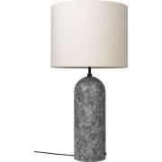 GUBI - Gravity XL Low Vloerlamp Grey Marble/Canvas