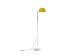 DCWéditions - Mezzaluna Vloerlamp White Marble/Yellow