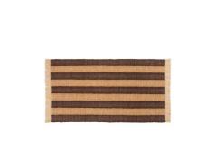 ferm LIVING - Ives Rug 80x140 Tan/Chocolate