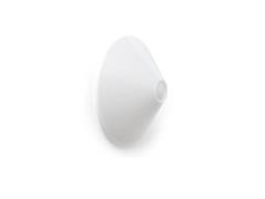 HAY - Ono Flush Mount Wand-/Plafondlamp Ø350 IP44 Wit Opaal