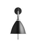 GUBI - Bestlite Bl7 Wandlamp Ø16 Chroom Zwart