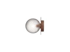 Nuura - Liila 1 Buiten Wandlamp Dark Bronze/Optic Clear