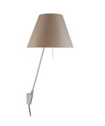 Luceplan - Costanzina Wandlamp Alu/Shaded Stone