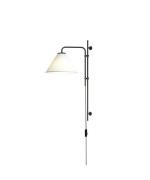 Marset - Funiculi Fabric Wandlamp Zwart-Wit