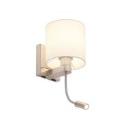 Lucande - Brinja FlexWandlamp White/Chrome