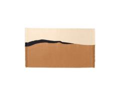 ferm LIVING - Soil Kelim Rug 140x200 Dark Zandkleurig/Off-White