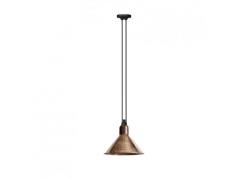 Lampe Gras - 322 XL Hanglamp Kegelvormig Gebroken/Koper/Wit Lampe Gras