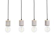 Envostar - Jasper 4 Hanglamp Wood/Black/Grey