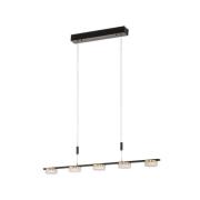 Lucande - Kyree LED Hanglamp Anthracite/Gold