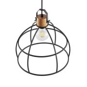 Lindby - Flintos Hanglamp Black/Wood