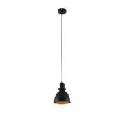 Lindby - Jasminka 1 Hanglamp Black/Gold