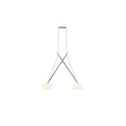 Serien Lighting - Twin LED Hanglamp Chrome/Glass