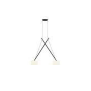 Serien Lighting - Twin LED Hanglamp Black/Glass