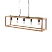 Lucande - Sedrik 5 Hanglamp Oak