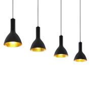 Arcchio - Cosmina 4 Hanglamp Track Zwart/Goud