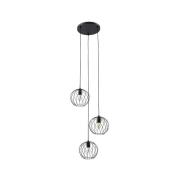 Lindby - Danika Round Hanglamp Ø50 Zwart