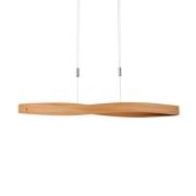 Lucande - Lian Hanglamp L119 Oak/Nickel