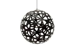 David Trubridge ltd -  Hanglamp Ø100 Zwart 2 Kanten