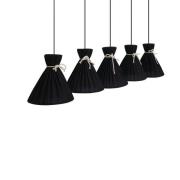 Envostar - Lola 5 Hanglamp Black/Beige