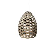 David Trubridge ltd - Tui Hanglamp Ø68 Zwart 1 Kant