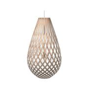 David Trubridge ltd - Koura Hanglamp H120 1 Zijde Wit