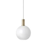 Ferm Living - Collect Hanglamp Opal Sphere Low Brass