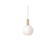 Ferm Living - Collect Hanglamp Opal Sphere Low Cashmere