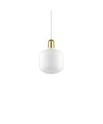 Normann Copenhagen - Amp Hanglamp Small Wit/Geelkoper