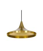 Tom Dixon - Beat Light Wide LED Hanglamp Geelkoper