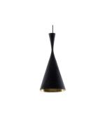 Tom Dixon - Beat Tall LED Hanglamp Matt Black/Brass