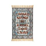 Seletti - Rebel Burnt Carpet #7 80x120 Licht Blauw/Multicolor