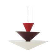 &Tradition - Gio LN15 Hanglamp Ø92 Vermilion Red/Donker Burgundy/Ecru ...