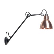 Lampe Gras - 122 Wandlamp Black/Raw Copper
