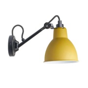 Lampe Gras - 104 Wandlamp Zwart/Yellow